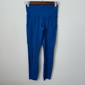Lululemon Fast and Free High-Rise Tight 25” Running Blue Size 4